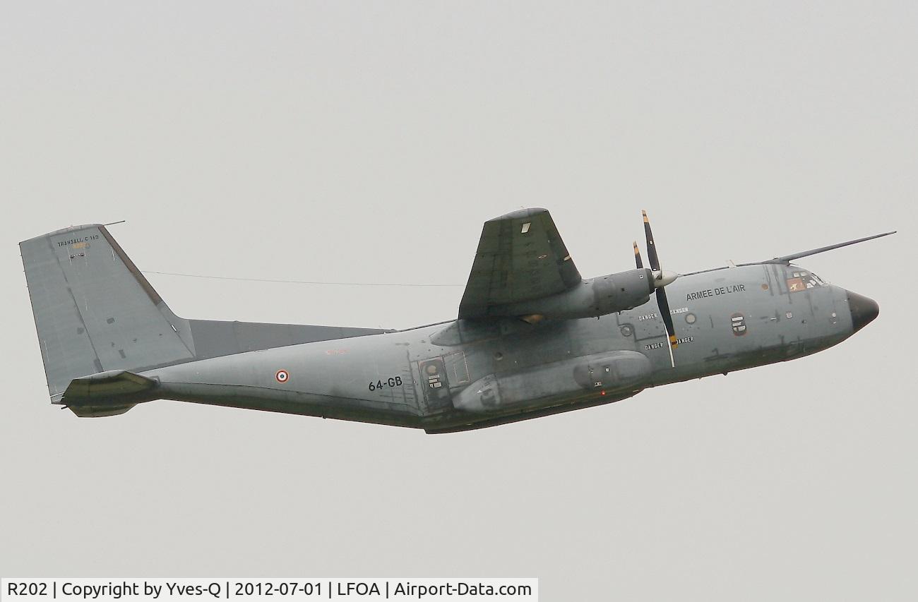 R202, Transall C-160R C/N 202, French Air Force Transall C-160R, Solo display, Avord Air Base 702 (LFOA) in june 2012