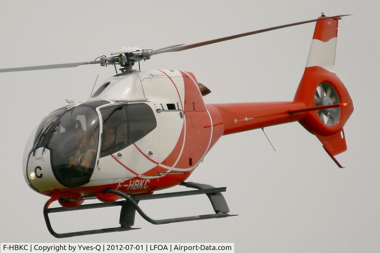 F-HBKC, 2009 Eurocopter EC-120B Colibri NHE C/N 1600, Eurocopter EC 120B Calliopé, Solo display, Avord Air Base 702 (LFOA) Open day 2012