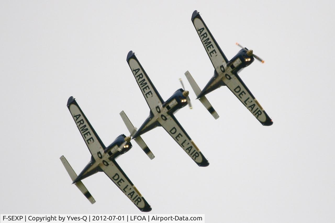 F-SEXP, Socata TB-30 Epsilon C/N 99, Socata TB-30 Epsilon (F-SEXP) Cartouche Doré, Avord Air Base 702 (LFOA) Open day 2012