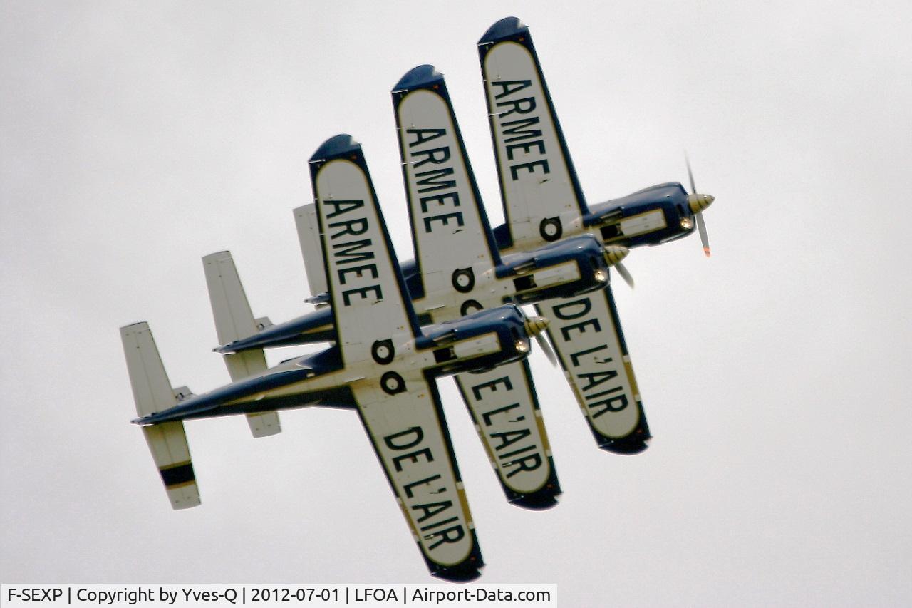 F-SEXP, Socata TB-30 Epsilon C/N 99, Socata TB-30 Epsilon (F-SEXP) Cartouche Doré, Avord Air Base 702 (LFOA) Open day 2012
