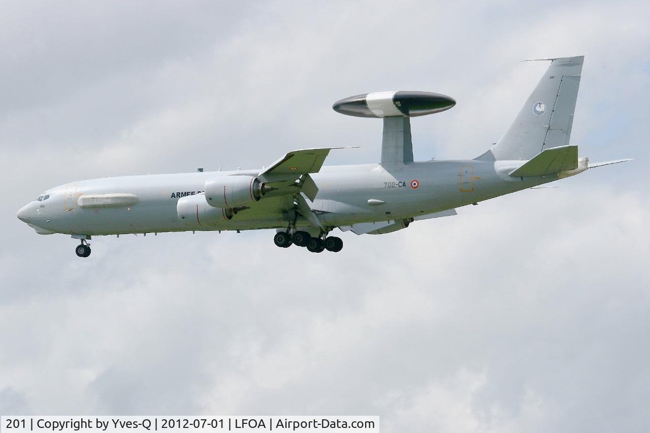 201, 1990 Boeing E-3F Sentry C/N 24115, French Air Force Boing E-3F SDCA, Solo display, Avord Air Base 702 (LFOA)  Open day 2012