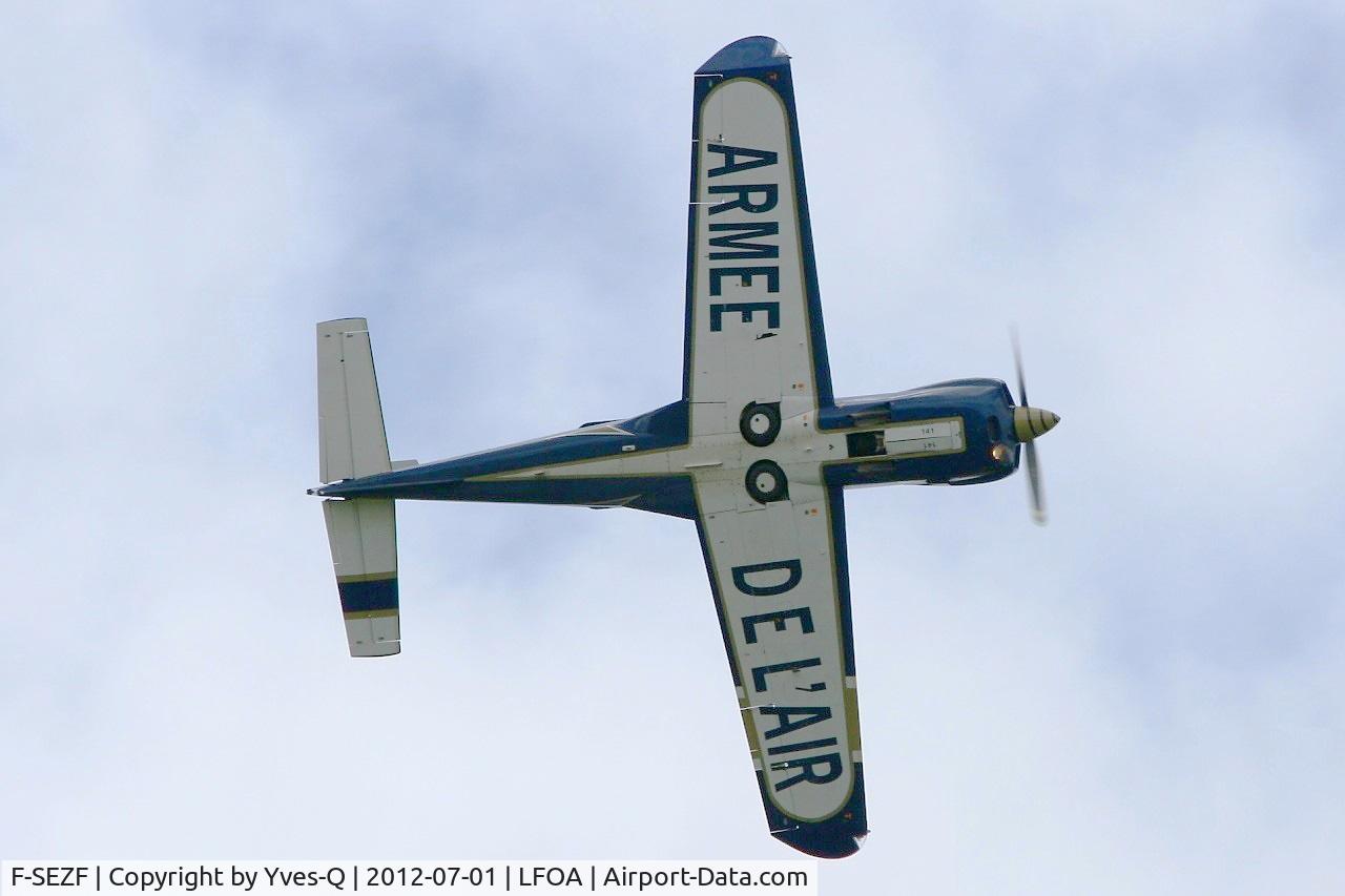 F-SEZF, Socata TB-30 Epsilon C/N 141, Socata TB-30 Epsilon Cartouche Doré, French Air Force aerobatic team, Avord Air Base 702 (LFOA)  Open day 2012