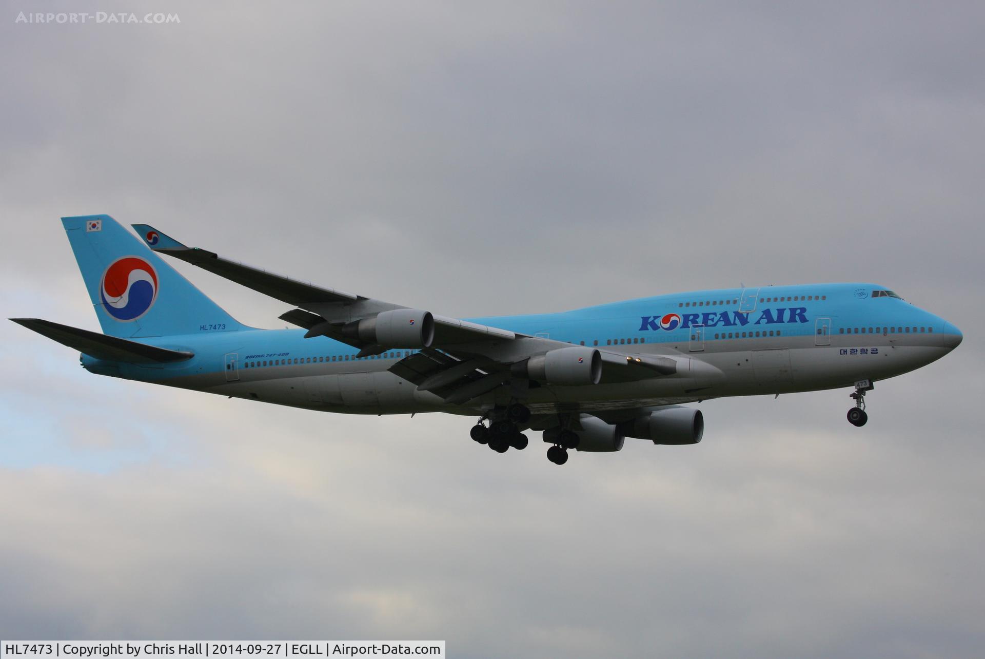 HL7473, 1996 Boeing 747-4B5 C/N 28335, Korean Airlines