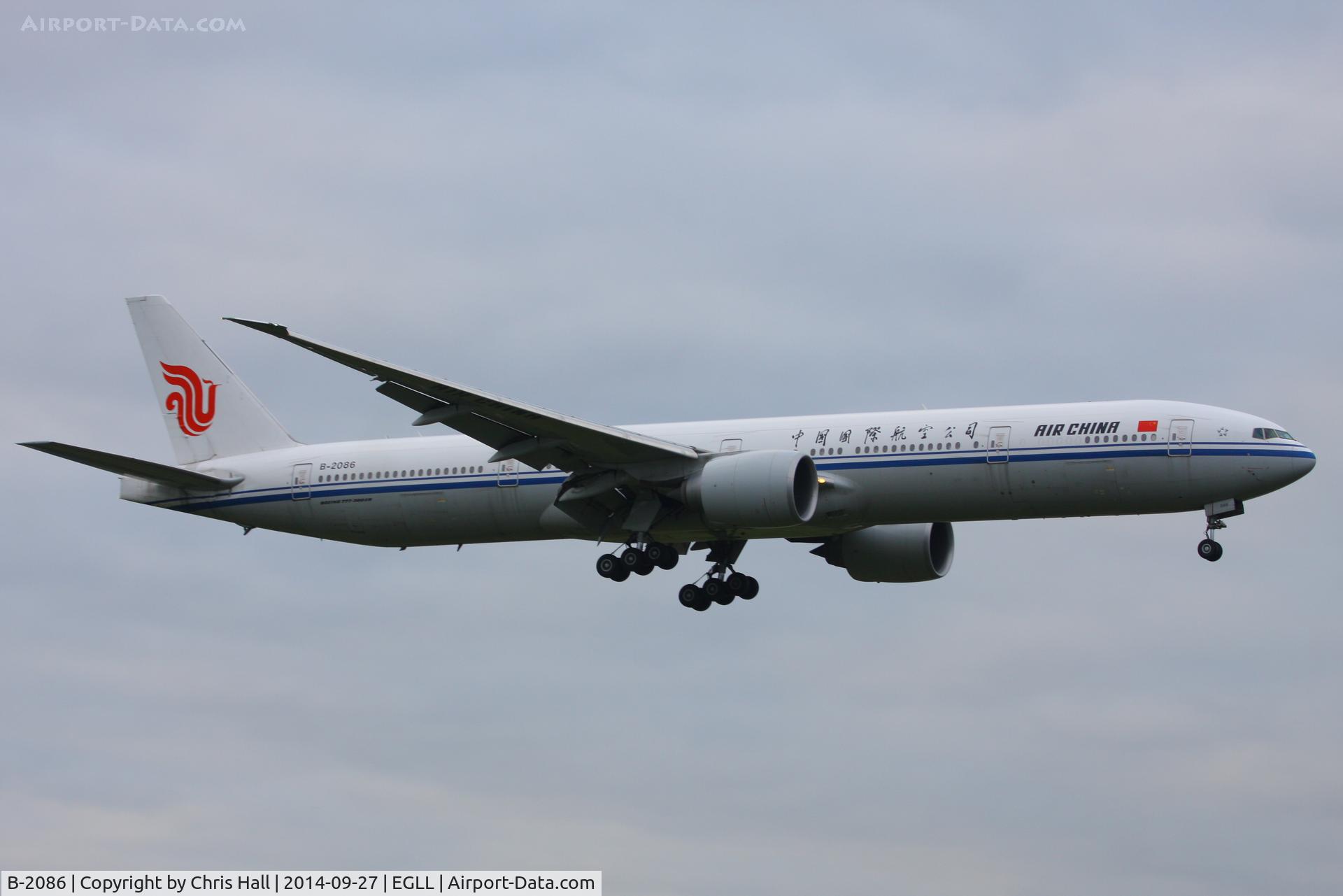 B-2086, 2011 Boeing 777-39L/ER C/N 38667, Air China
