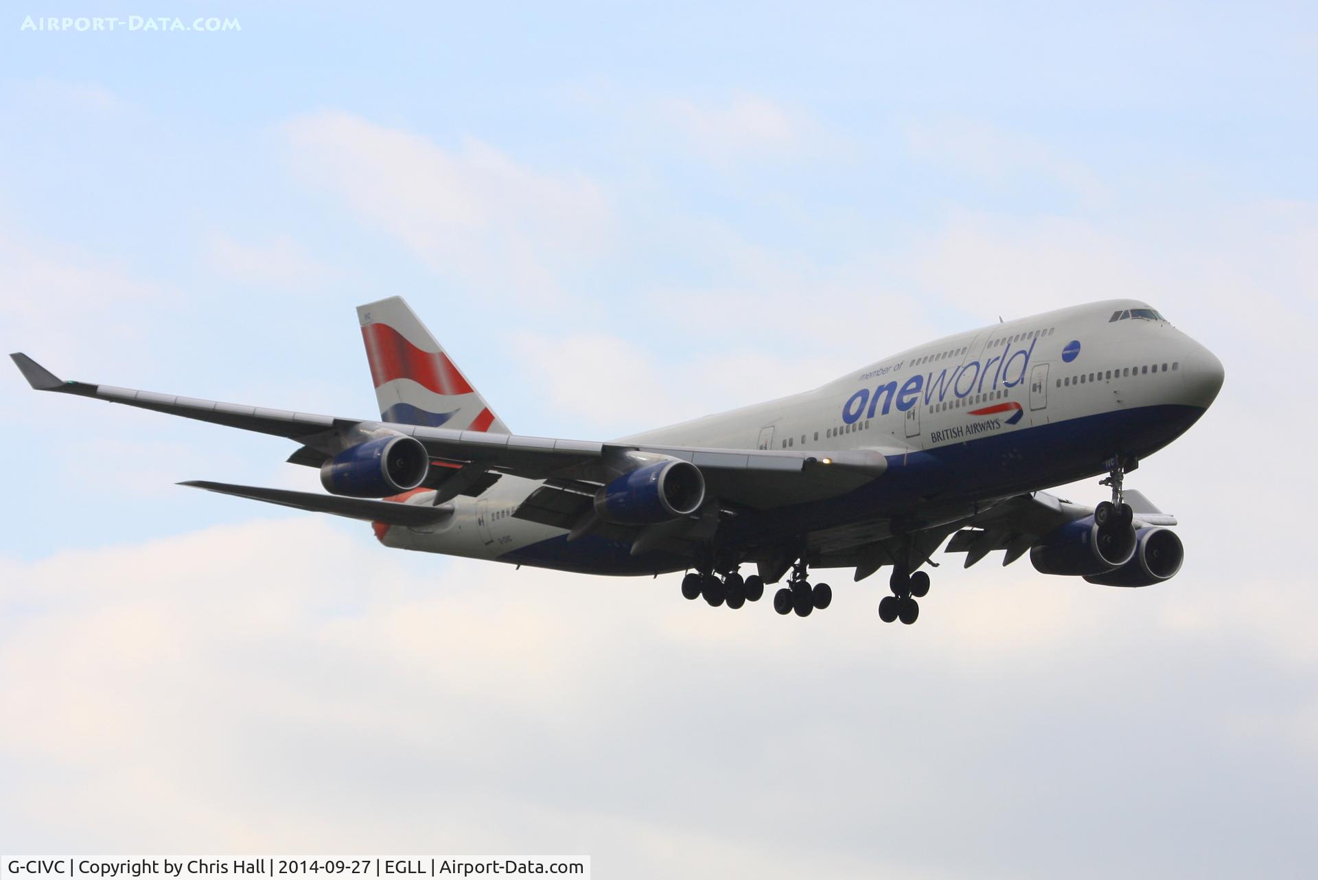 G-CIVC, 1994 Boeing 747-436 C/N 25812, British Airways
