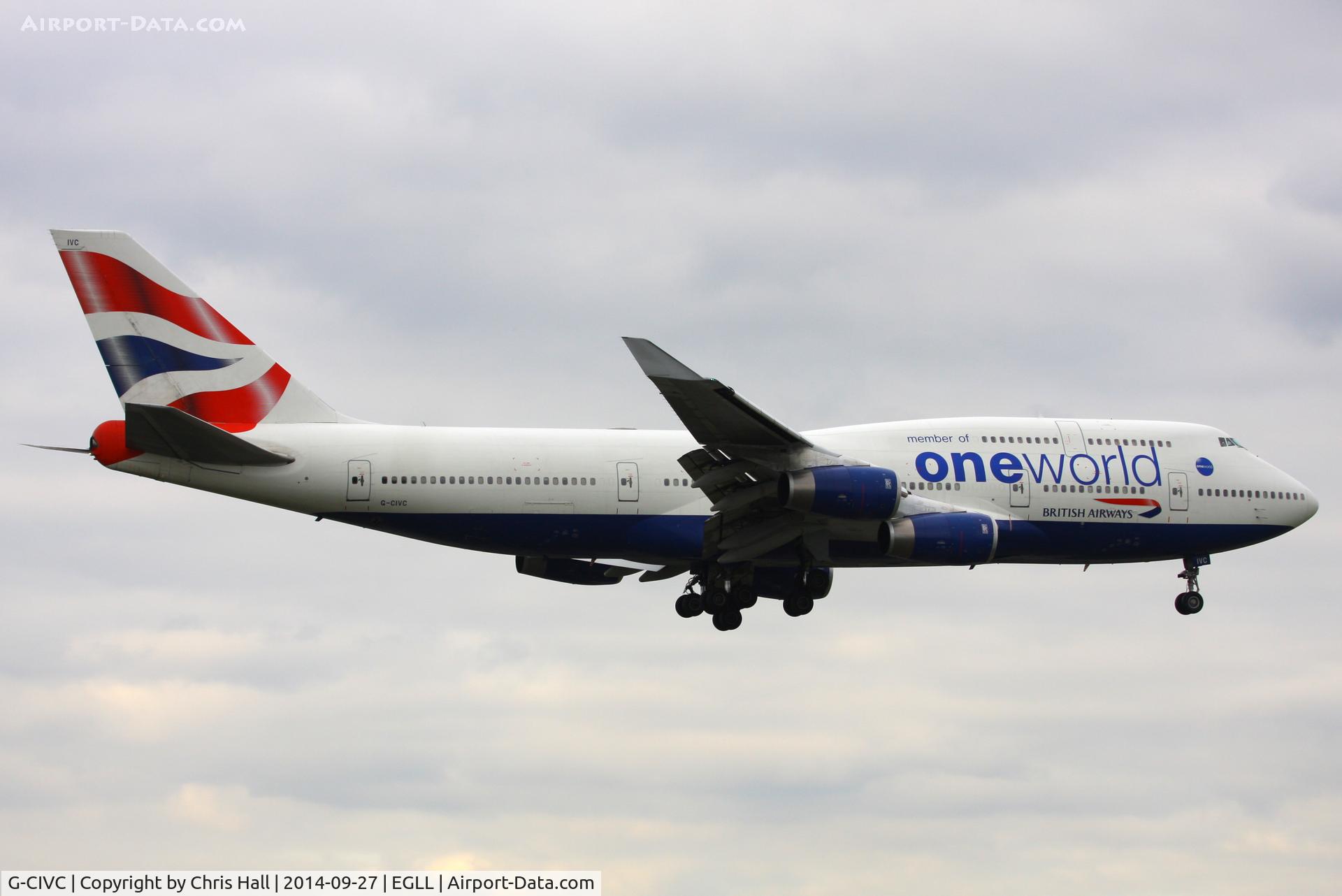 G-CIVC, 1994 Boeing 747-436 C/N 25812, British Airways