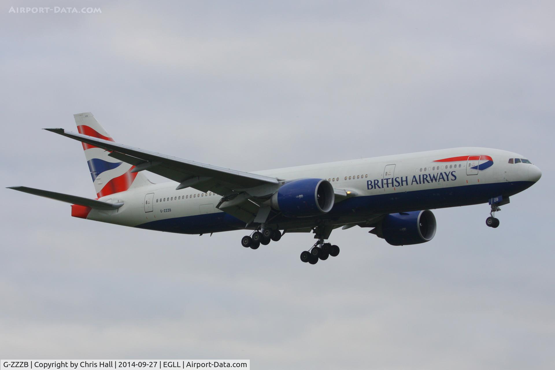 G-ZZZB, 1995 Boeing 777-236 C/N 27106, British Airways