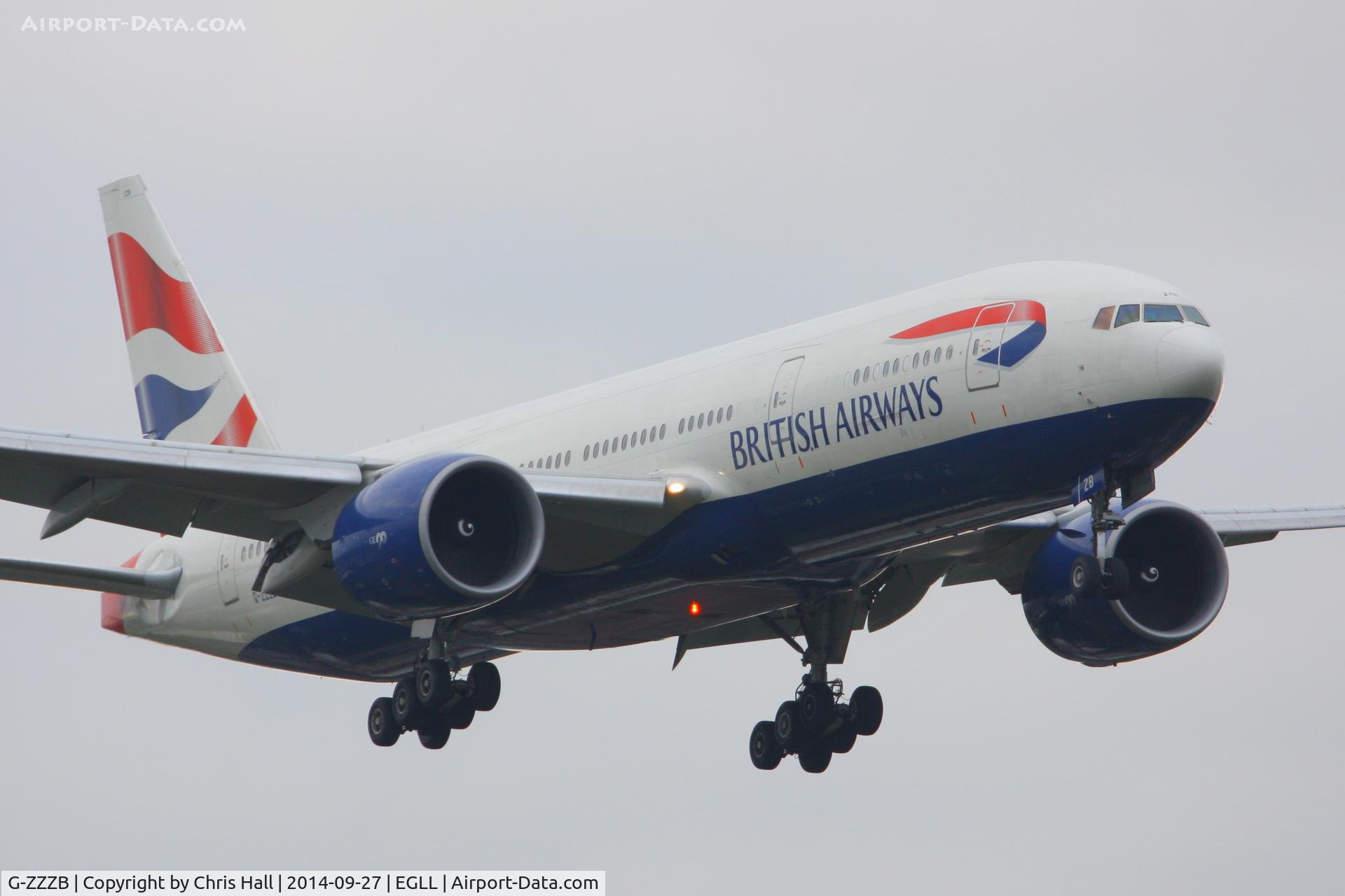 G-ZZZB, 1995 Boeing 777-236 C/N 27106, British Airways