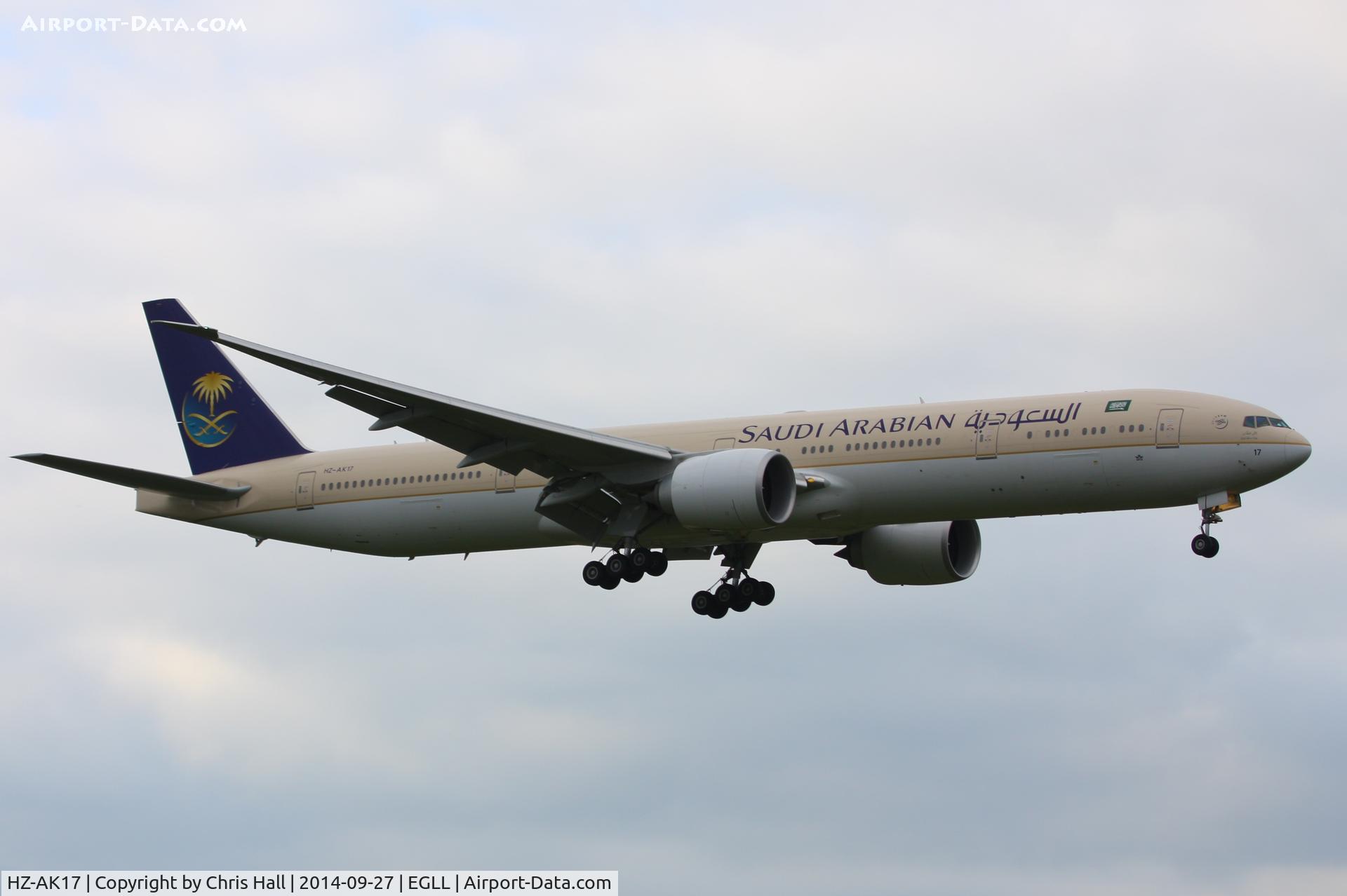 HZ-AK17, 2013 Boeing 777-368/ER C/N 41054, Saudi Arabian Airlines