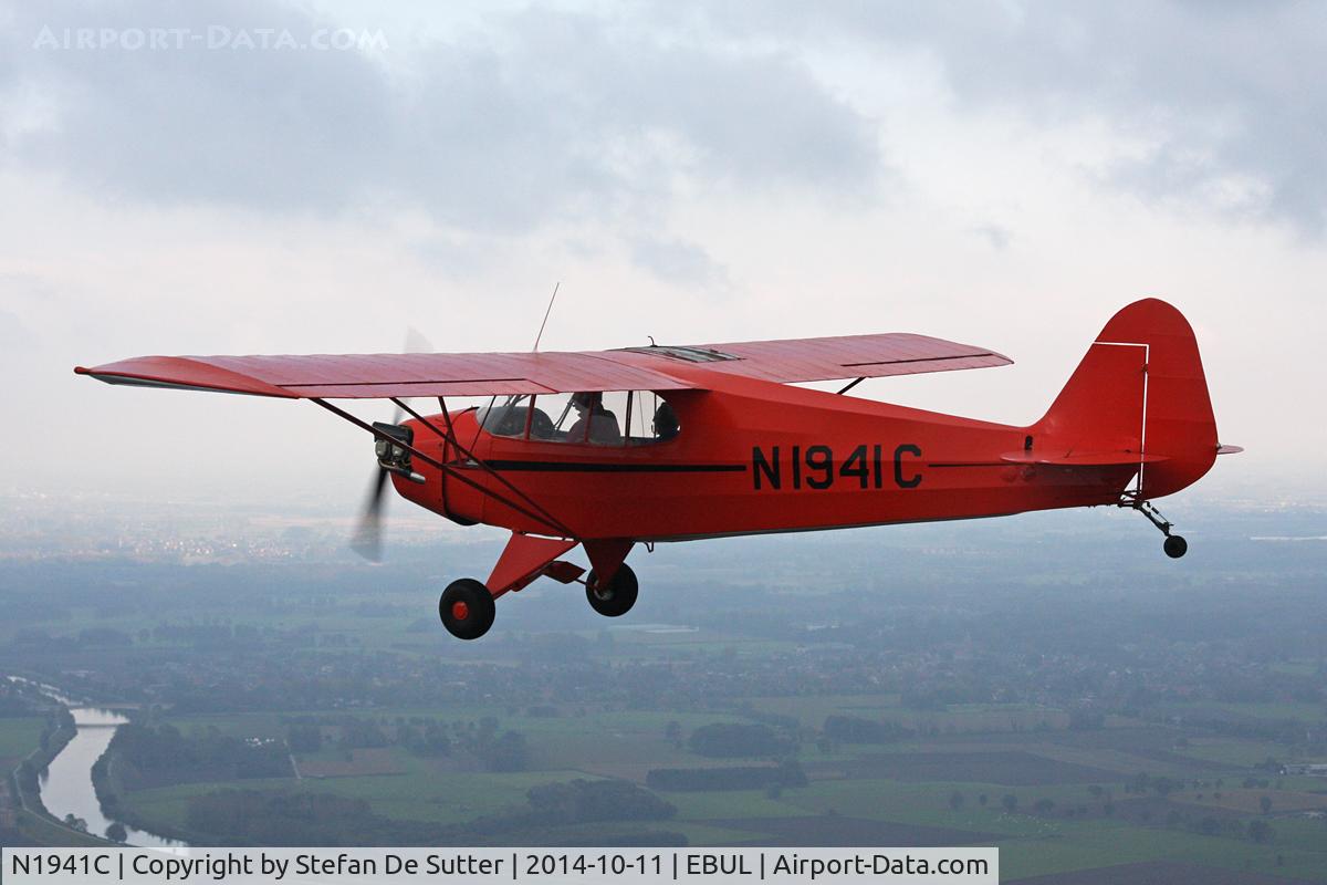 N1941C, 1941 Piper J5A Cub Cruiser C/N 5868, @ Ursel.