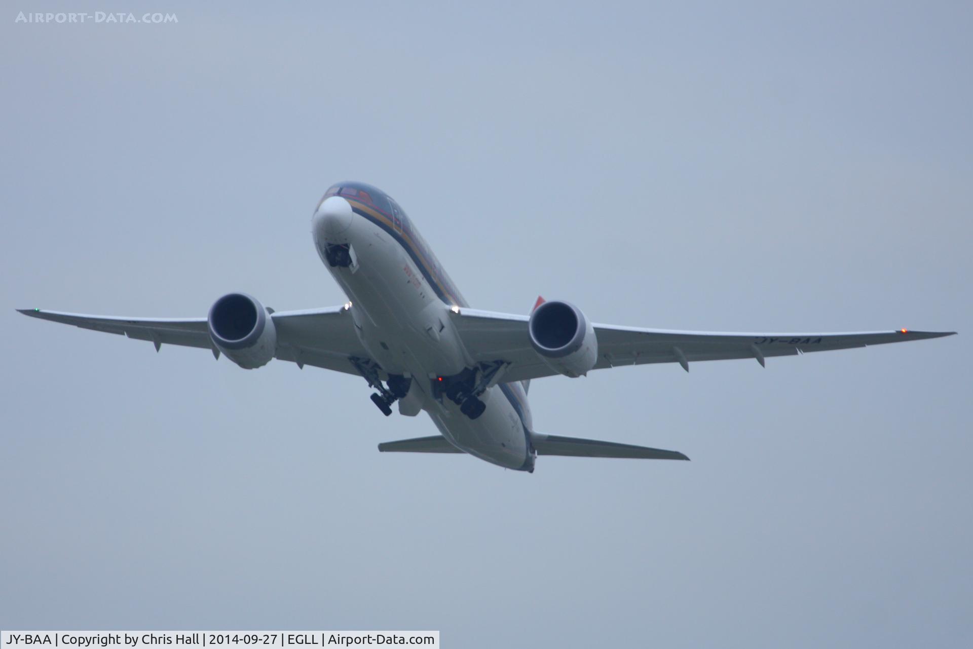 JY-BAA, 2014 Boeing 787-8 Dreamliner C/N 37983, Royal Jordanian