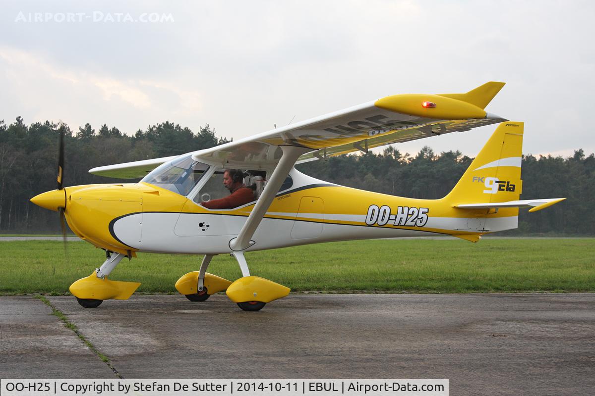 OO-H25, 2013 B & F Technik FK-9 ELA C/N 477, @ Aeroclub Brugge.