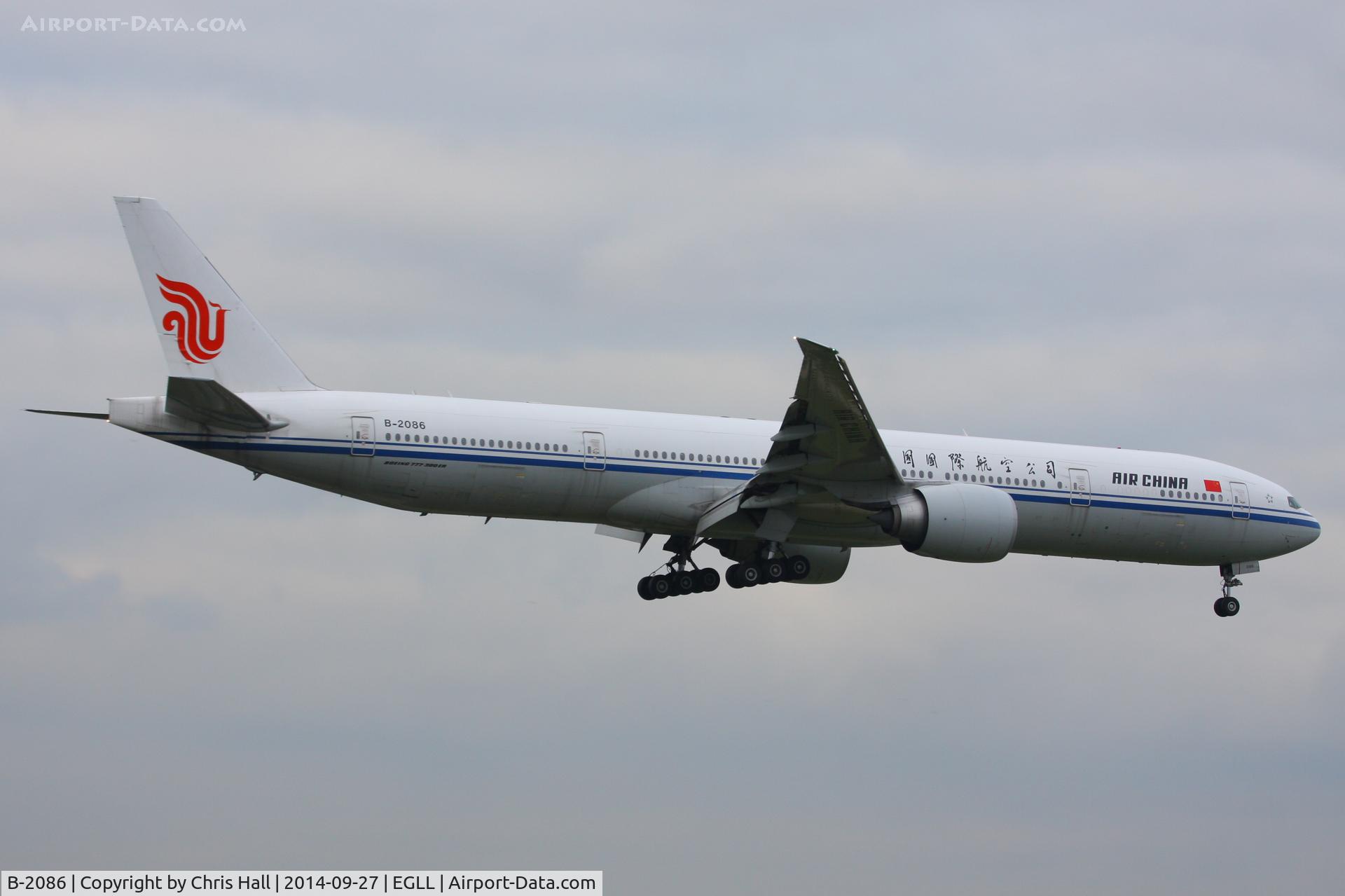 B-2086, 2011 Boeing 777-39L/ER C/N 38667, Air China