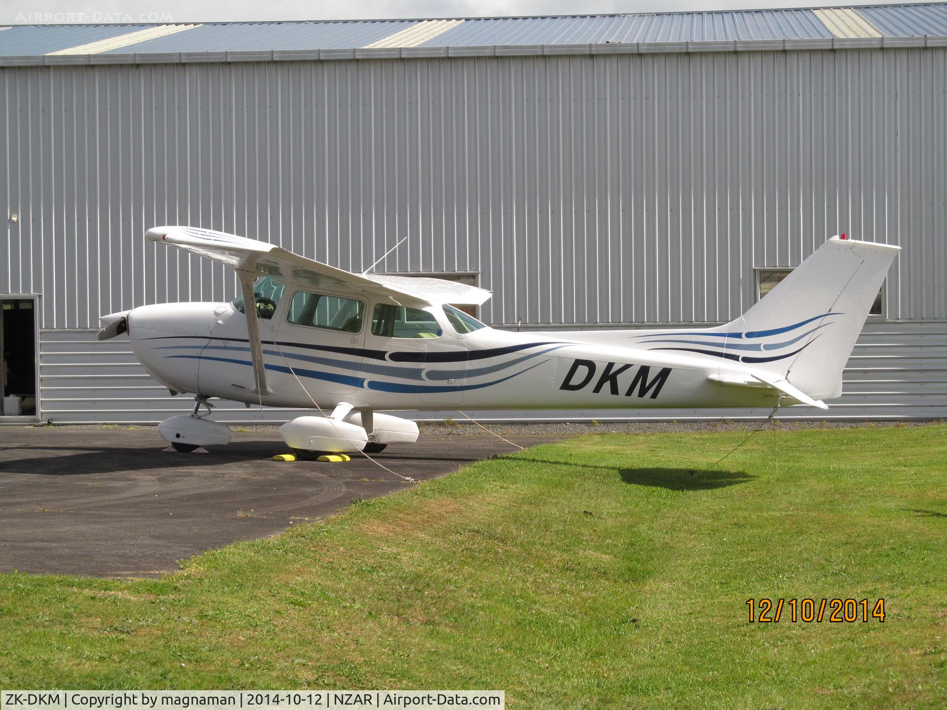 ZK-DKM, Cessna 172M C/N 17261764, At Ardmore - new one for me.