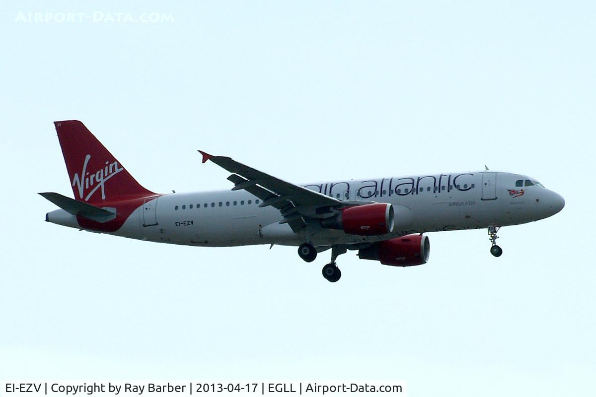 EI-EZV, 2003 Airbus A320-214 C/N 2001, Airbus A320-214 [2001] (Virgin Atlantic) Home~G 17/04/2013. On approach 27L.