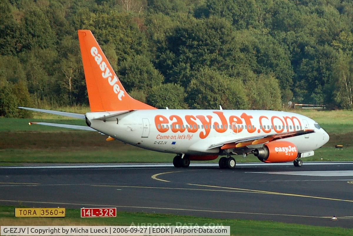 G-EZJV, 2003 Boeing 737-73V C/N 32417, At Cologne