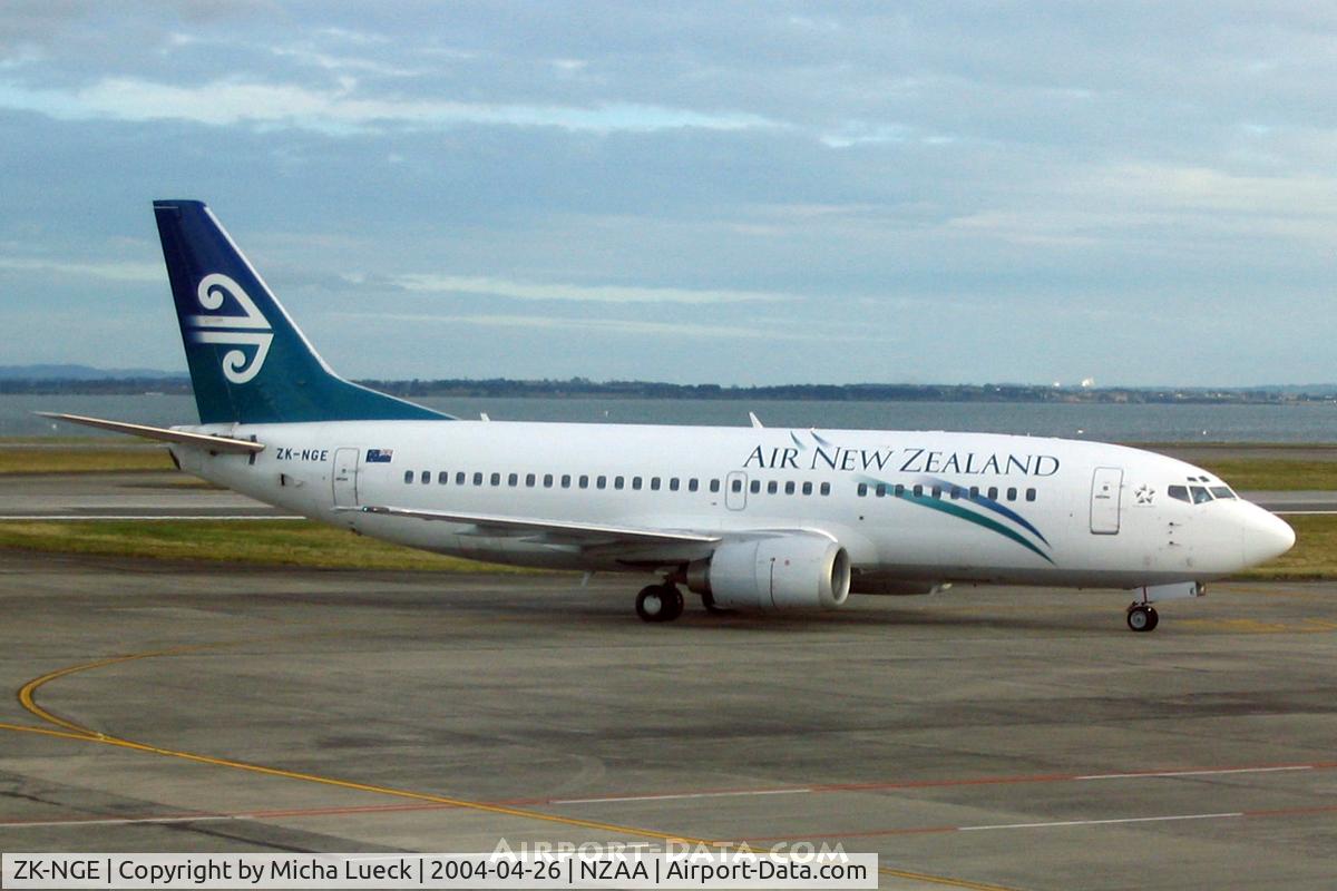 ZK-NGE, 1998 Boeing 737-3U3 C/N 28733, At Auckland