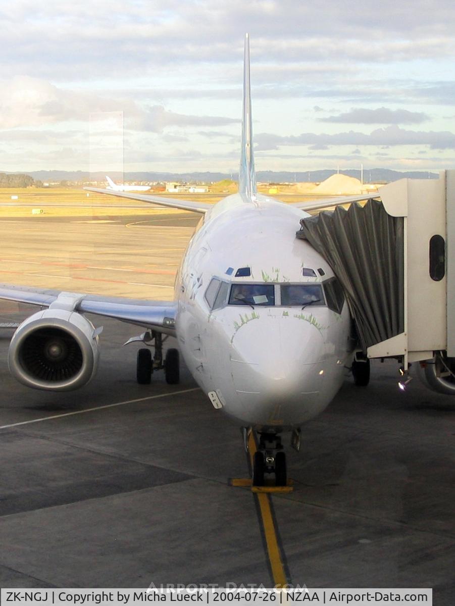 ZK-NGJ, 1999 Boeing 737-319 C/N 25609, At Auckland