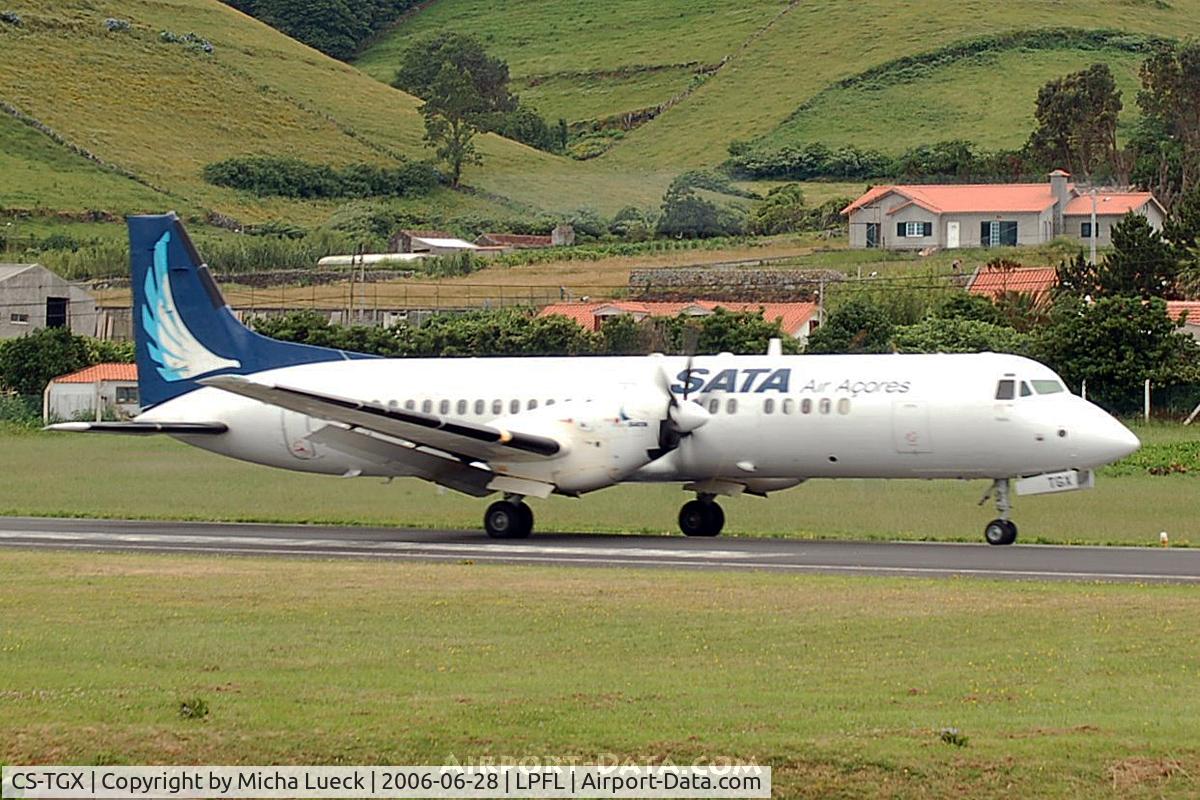 CS-TGX, 1990 British Aerospace ATP C/N 2025, At Flores
