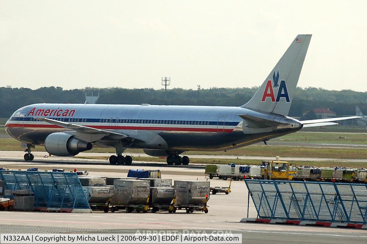 N332AA, 1987 Boeing 767-223 C/N 22331, At Frankfurt