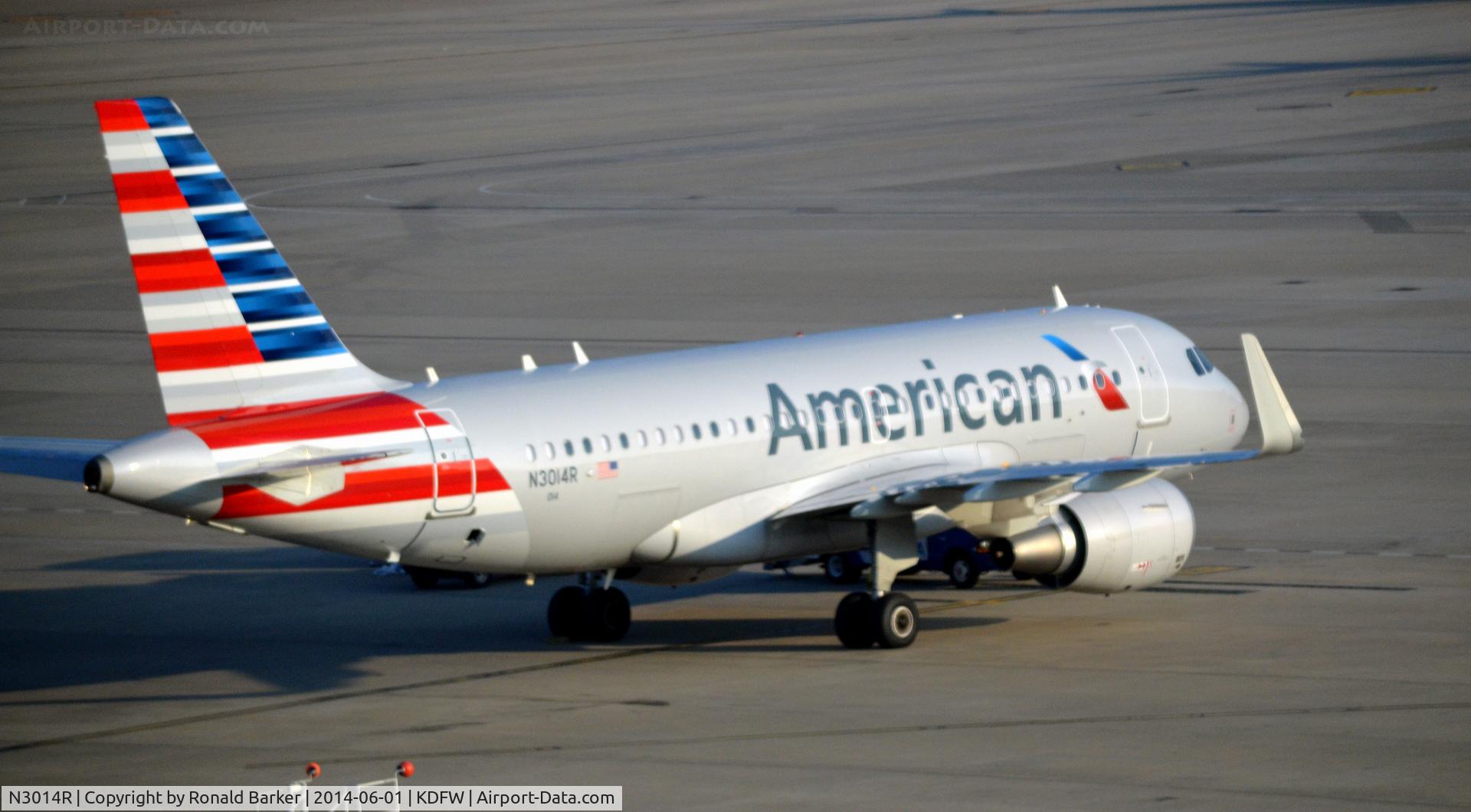 N3014R, 2013 Airbus A319-115 C/N 5842, New Airbus DFW