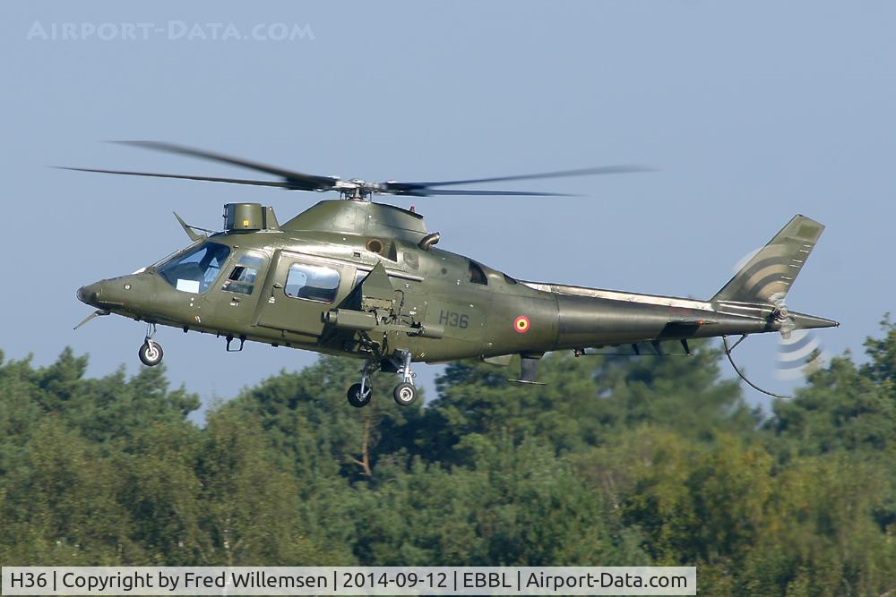 H36, 1993 Agusta A-109BA C/N 0336, Blgian Air Component