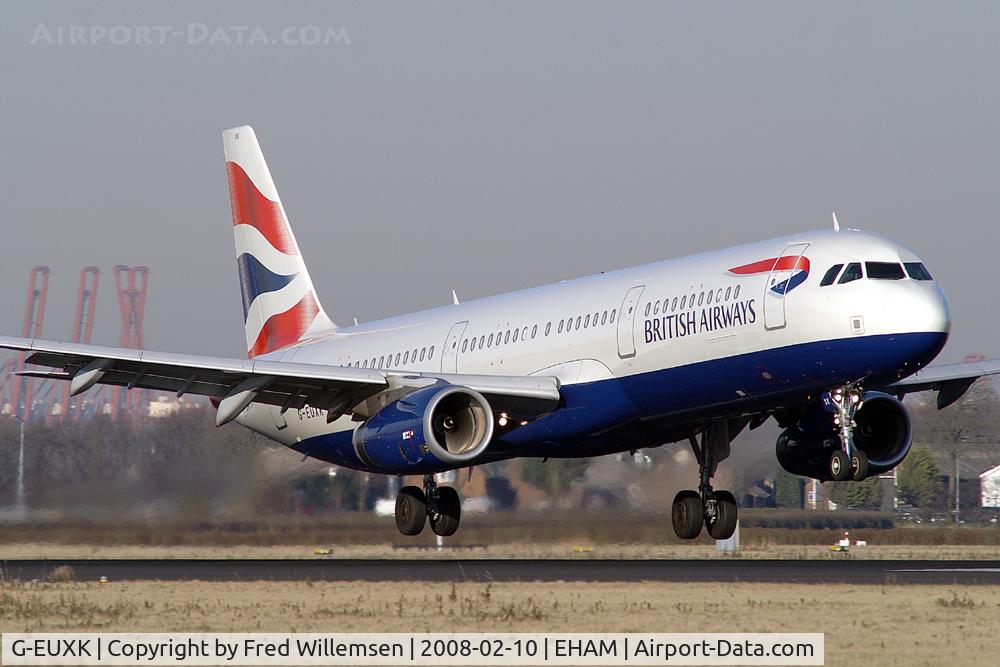 G-EUXK, 2007 Airbus A321-231 C/N 3235, BA
