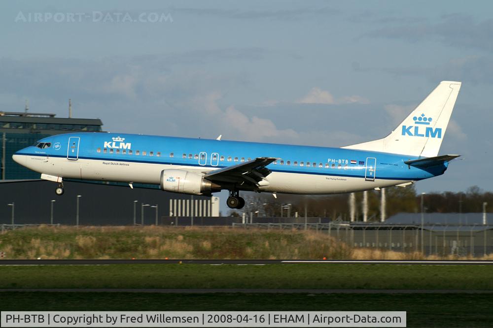 PH-BTB, 1992 Boeing 737-406 C/N 25423, KLM