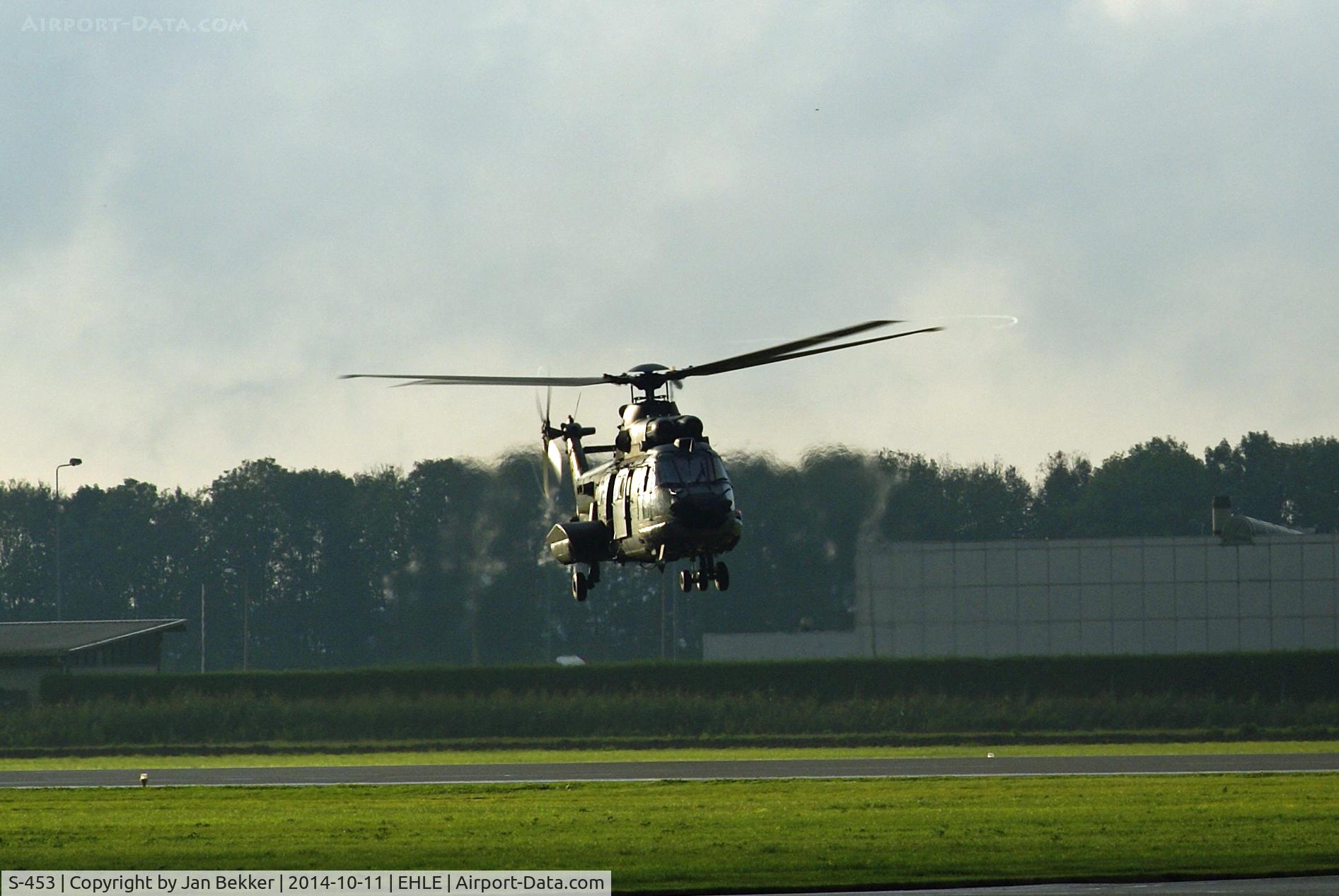 S-453, Eurocopter AS-532U2 Cougar C/N 2453, Lelystad Airport on a rainy late afternoon