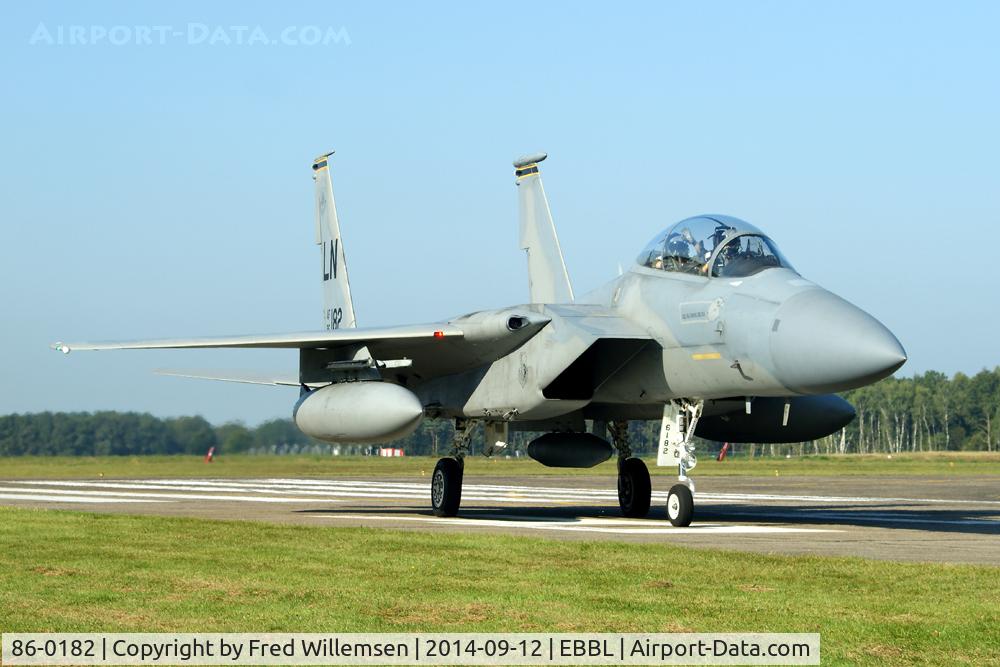 86-0182, 1986 McDonnell Douglas F-15D Eagle C/N 0994/D062, 493FS from Lakenheath