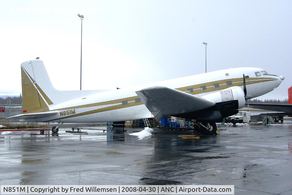 N851M, 1952 Douglas SUPER R4D-8Z C/N 43302, TRANS NORTHERN