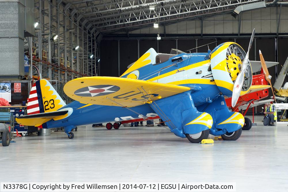 N3378G, 1933 Boeing P-26 Peashooter C/N 33123, 