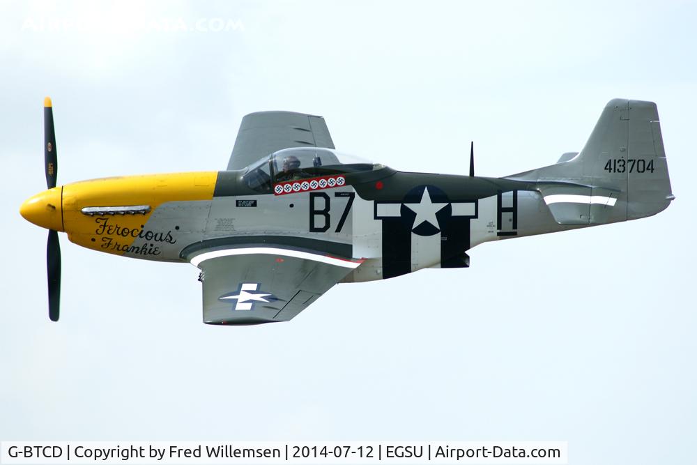 G-BTCD, 1944 North American P-51D Mustang C/N 122-39608, 