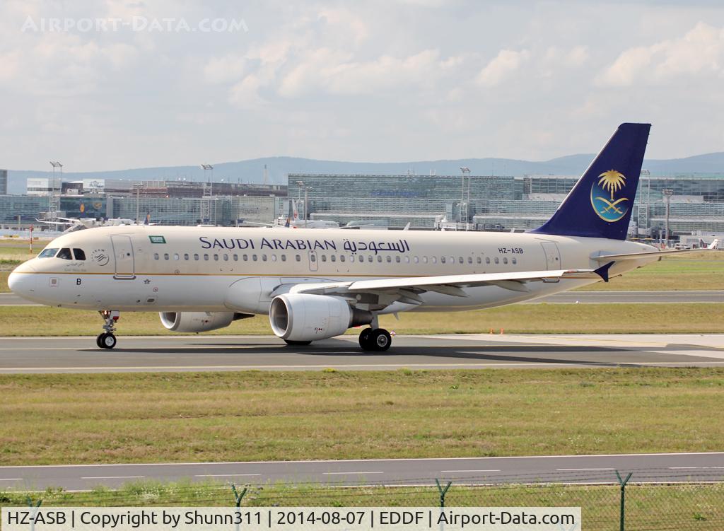 HZ-ASB, 2009 Airbus A320-214 C/N 4090, Taxiing for departure...