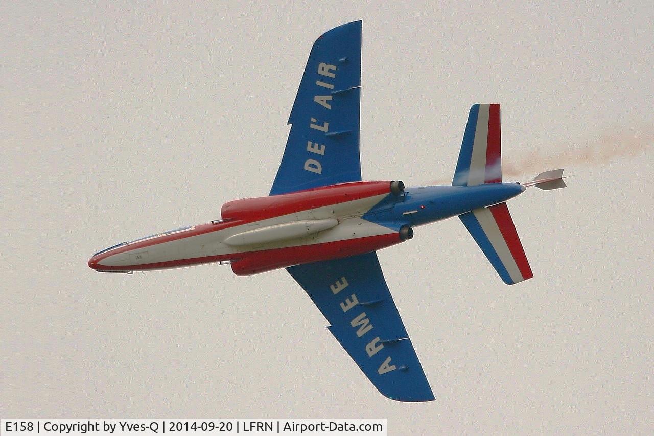 E158, Dassault-Dornier Alpha Jet E C/N E158, Dassault-Dornier Alpha Jet E (F-TERF), Athos 04 of Patrouille de France 2014, Rennes-St Jacques airport (LFRN-RNS) Air show 2014