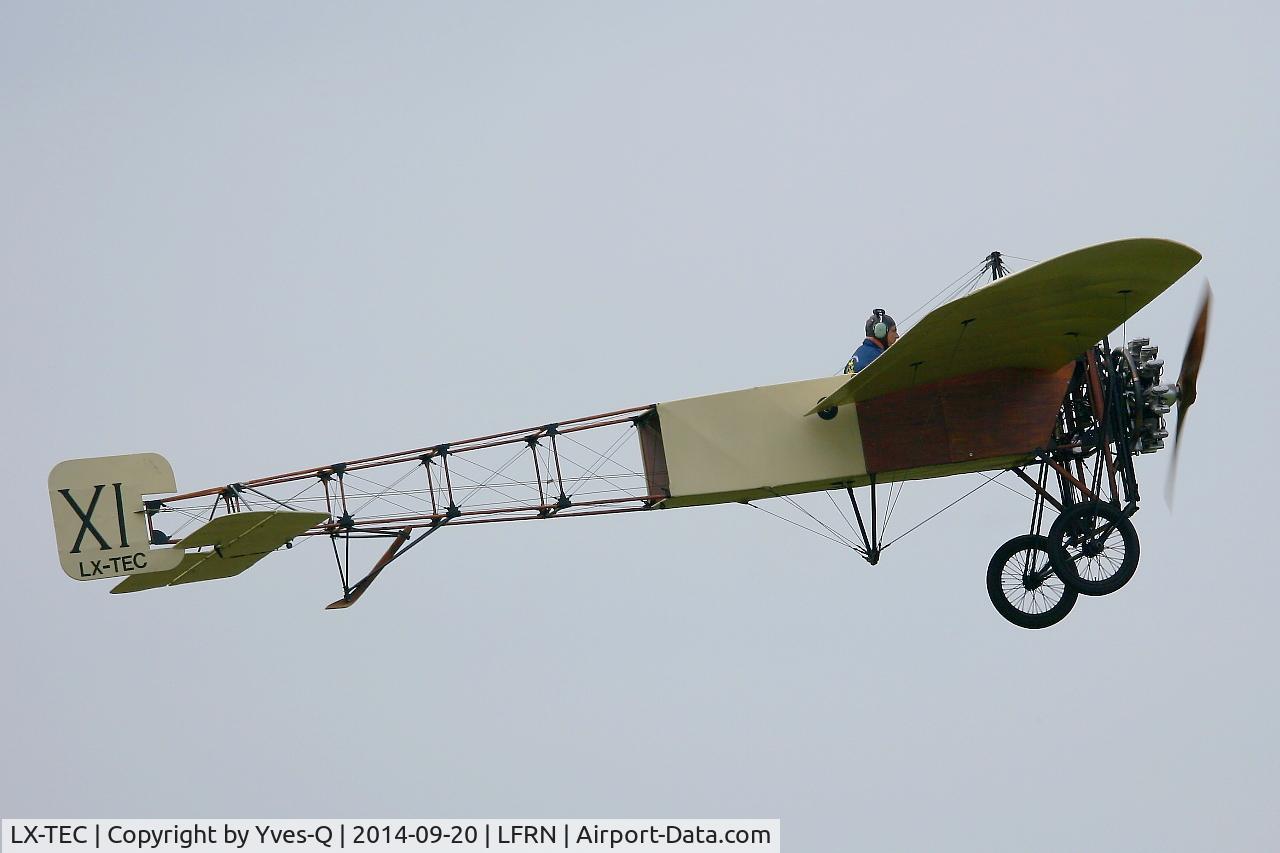 LX-TEC, Bleriot XI Replica C/N unknow, Bleriot XI Replica, Solo display, Rennes-St Jacques airport (LFRN-RNS) Air show 2014