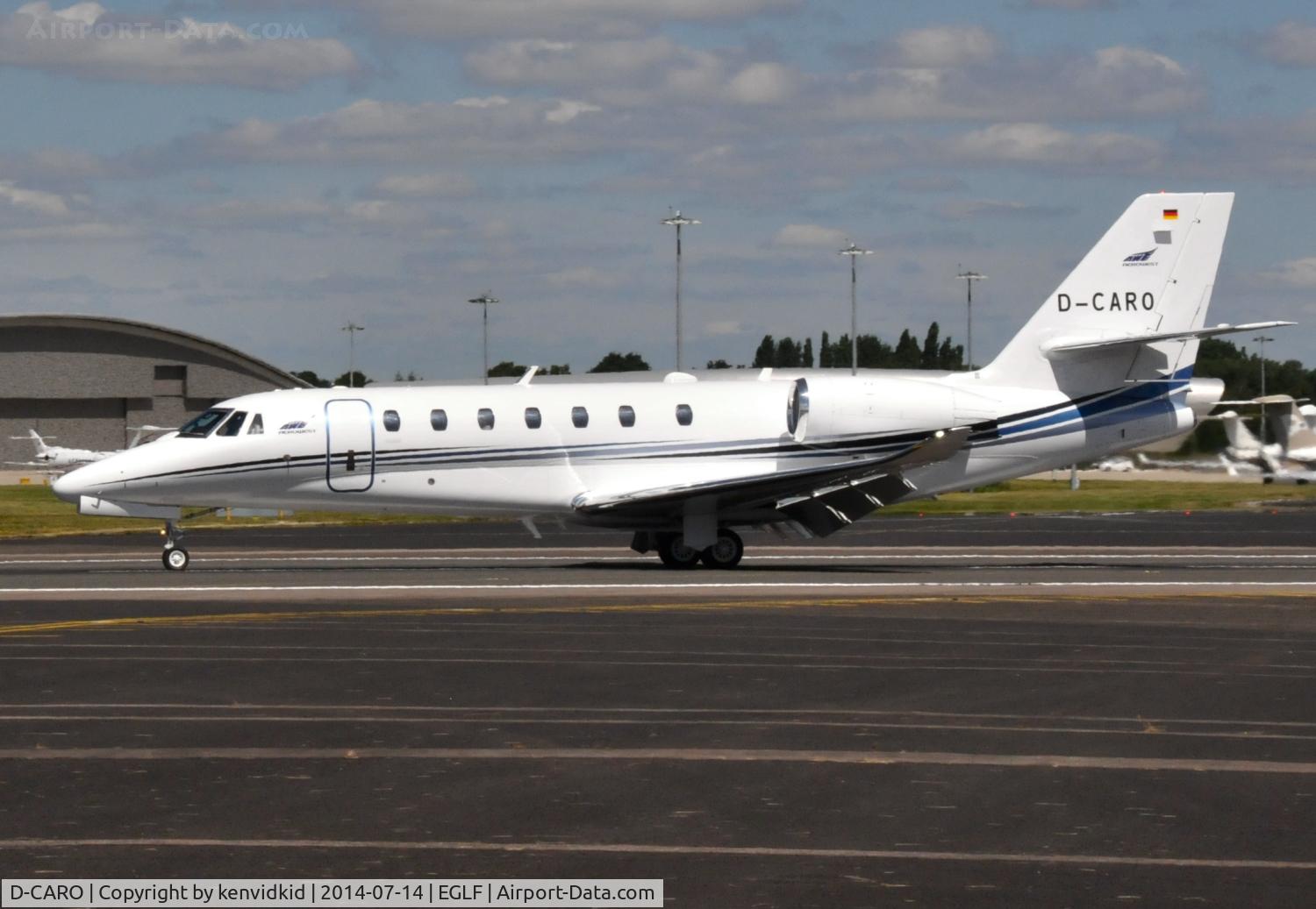 D-CARO, 2013 Cessna 680 Citation Sovereign C/N 680-0514, Executive arrival.