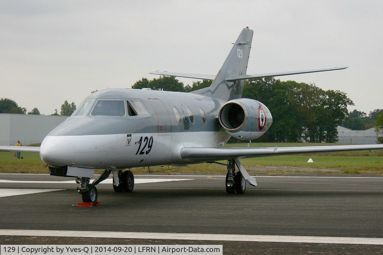 129, 1978 Dassault Falcon 10MER C/N 129, Dassault Falcon 10 MER, Static display, Rennes-St Jacques airport (LFRN-RNS) Air show 2014