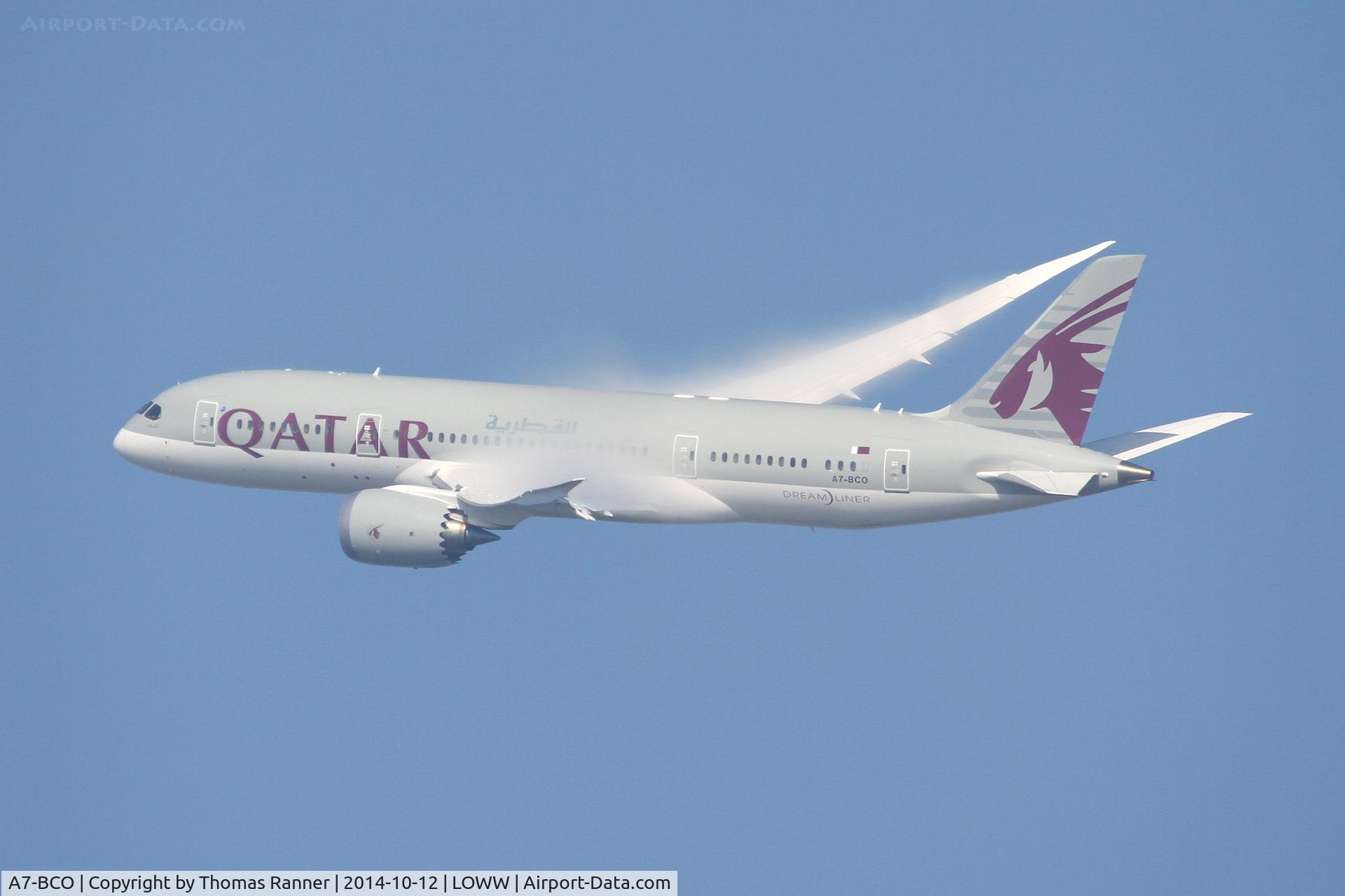A7-BCO, 2014 Boeing 787-8 Dreamliner Dreamliner C/N 38333, Qatar B787