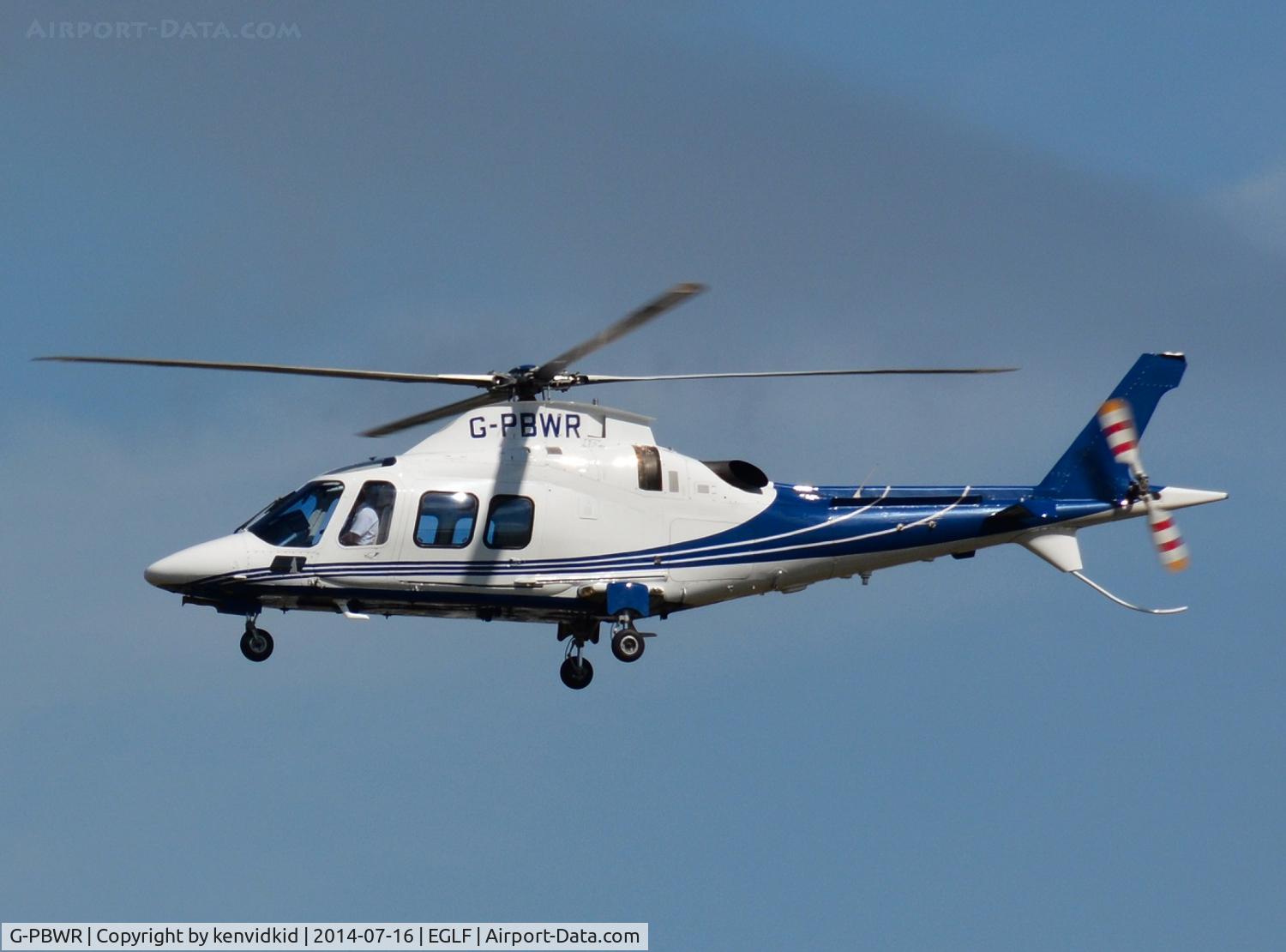 G-PBWR, 2007 Agusta A-109S Grand C/N 22050, Helicopter shuttle.