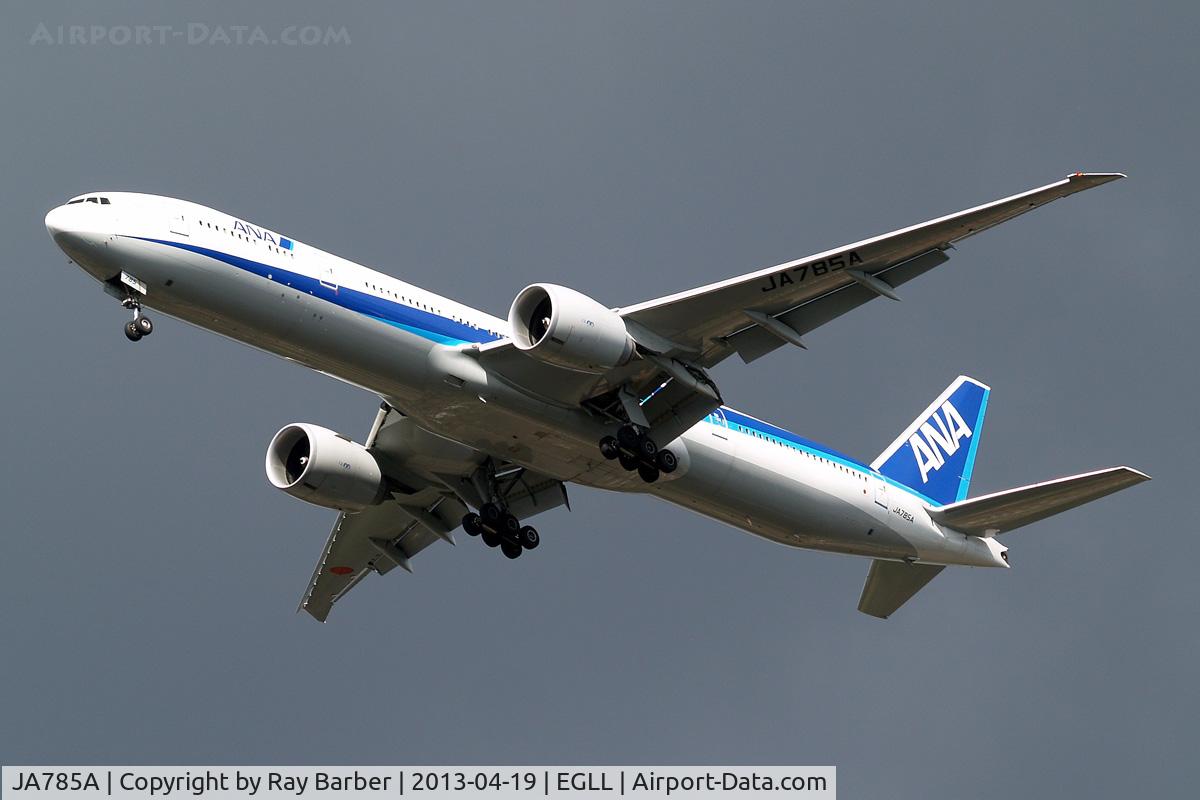 JA785A, 2010 Boeing 777-381/ER C/N 37951, Boeing 777-381ER [37951] (All Nippon Airlines) Home~G 19/04/2013. On approach 27R.