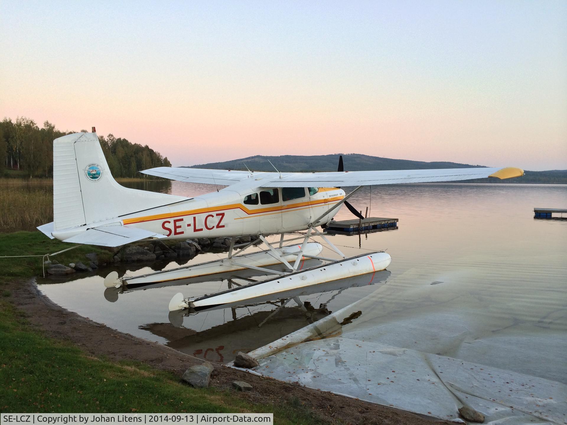 SE-LCZ, 1974 Cessna A185F Skywagon 185 C/N 185-2444, Svärdsjö
Lake Liljan