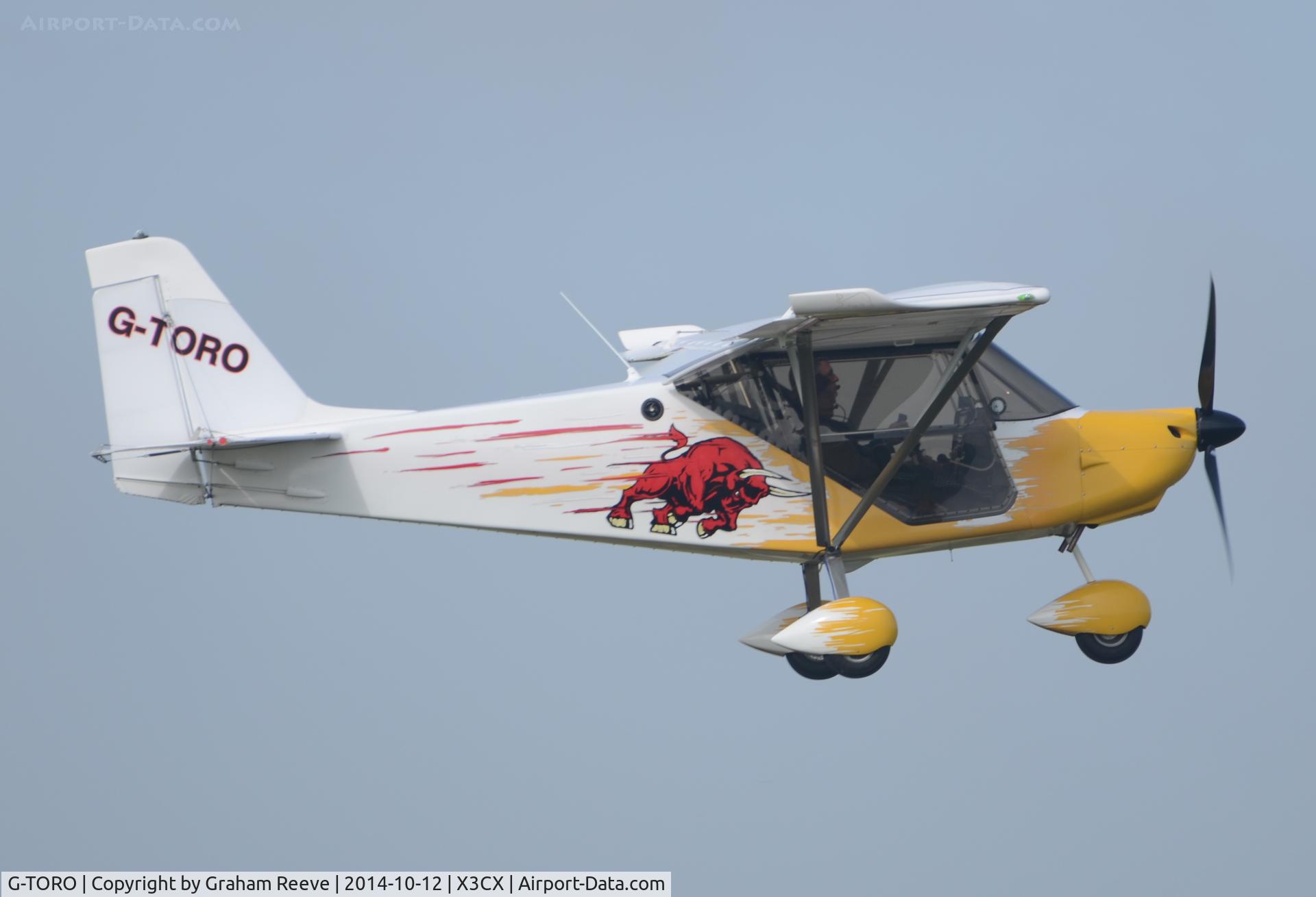 G-TORO, 2013 Skyranger Nynja 912S(1) C/N BMAA/HB/645, About to land at Northrepps.
