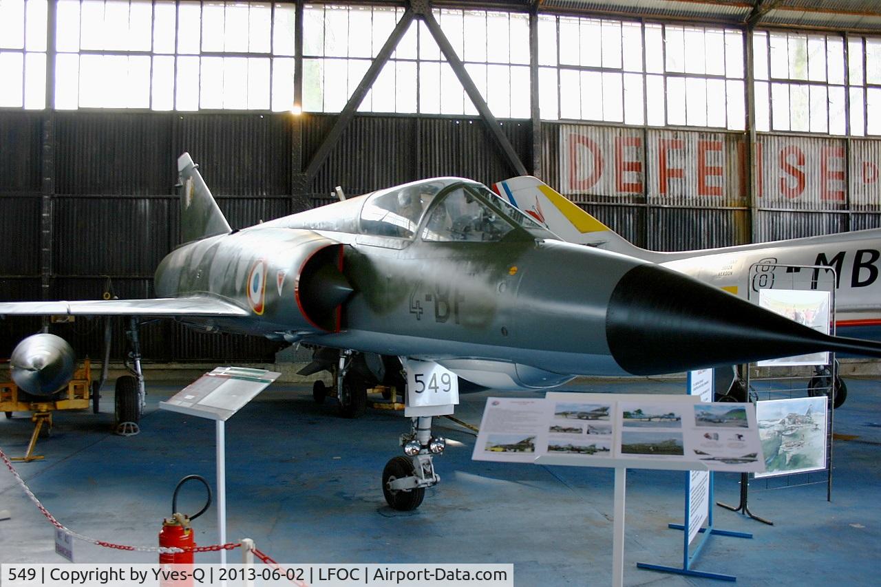 549, Dassault Mirage IIIE C/N 549, Dassault Mirage IIIE, Canopée Museum Châteaudun Air Base (LFOC)