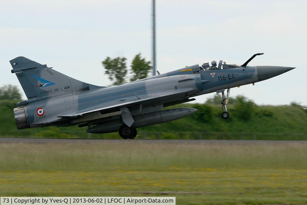 73, Dassault Mirage 2000-5F C/N 311, Dassault Mirage 2000-5F (116-ES), Landing Rwy 28, Châteaudun Air Base 279 (LFOC) Open day 2013