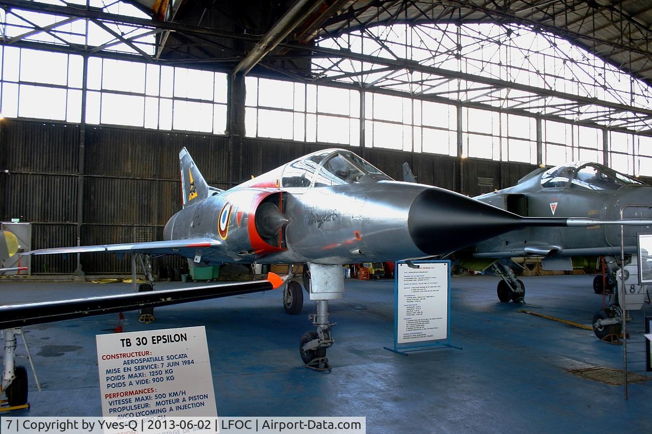 7, Dassault Mirage IIIC C/N 7, Dassault Mirage III C, Canopée Museum Châteaudun Air Base 279 (LFOC)
