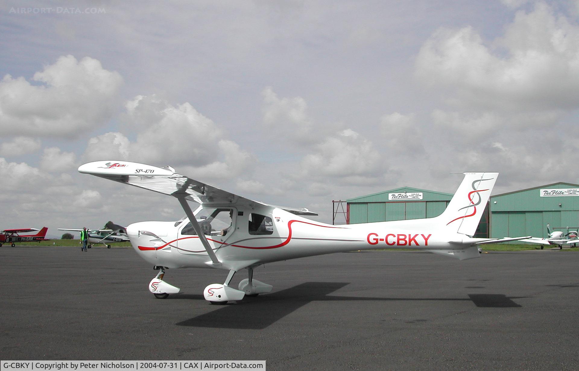 G-CBKY, 2002 Jabiru SP-470 C/N PFA 274B-13764, This Jabiru SP-470 attended the 2004 Carlisle Fly-in.