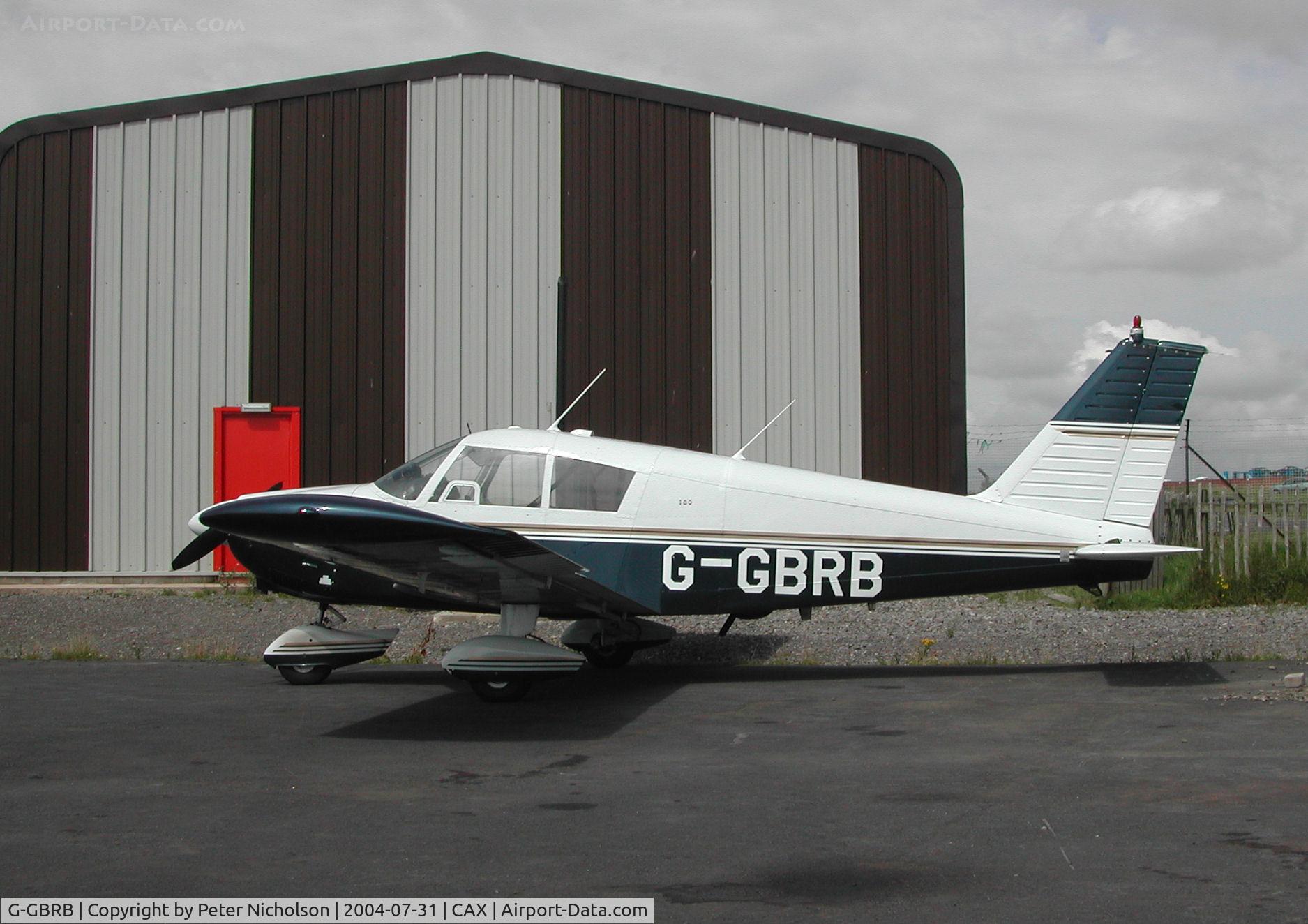 G-GBRB, 1965 Piper PA-28-180 Cherokee C/N 28-2583, This PA-28-180 Cherokee was present at the 2004 Carlisle Fly-in