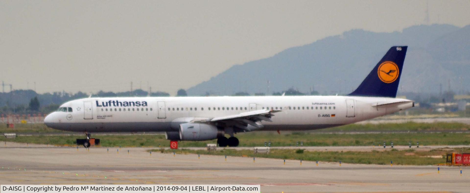 D-AISG, 2000 Airbus A321-231 C/N 1273, El Prat - barcelona