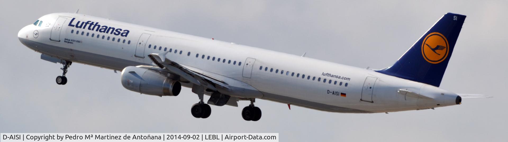 D-AISI, 2007 Airbus A321-231 C/N 3339, El Prat - Barcelona